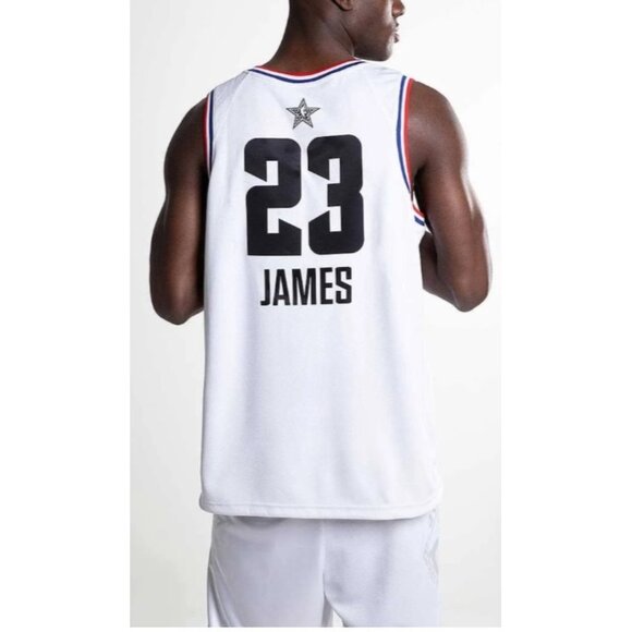 Lebron James #23 All - Star Size XXL Edition Swingman White NWT $120 Men's NA020 - Picture 11 of 13